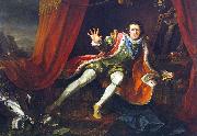 David Garrick as Richard III in Colley Cibber's adaptation of the William Shakespeare play, unknow artist